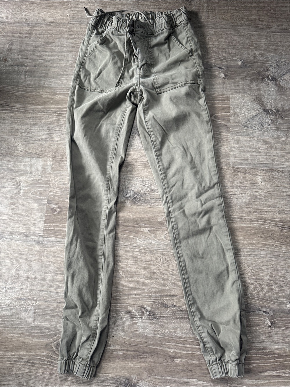 Women’s Olive Green Drawstring Pants